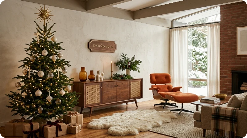 Brass Starburst as the Main Holiday Accent