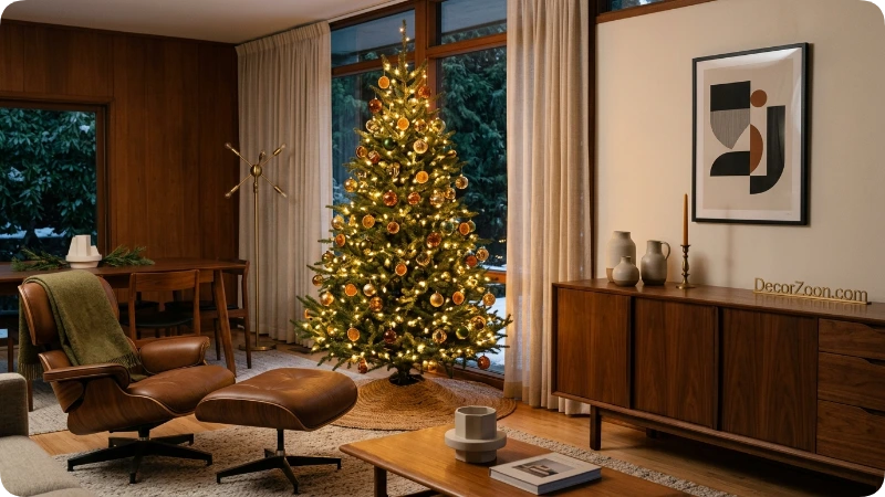 Century Modern Christmas Decor From Looking Cluttered