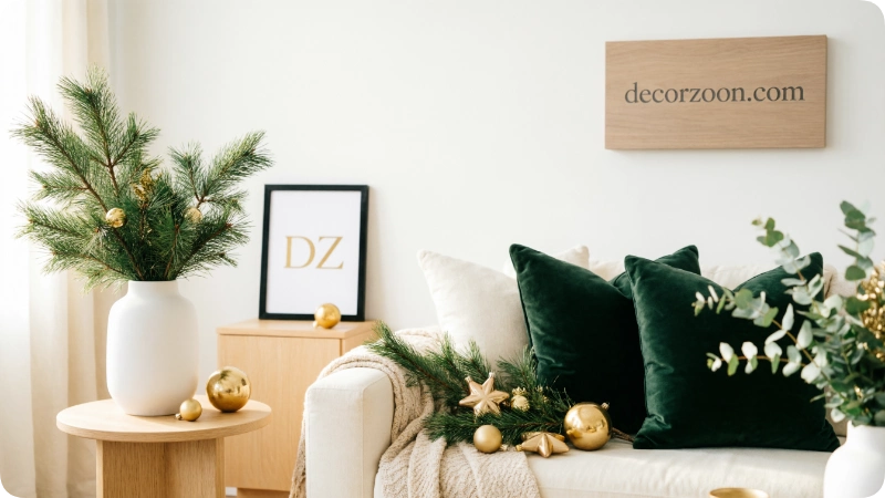 Christmas Decor From Looking Too Busy