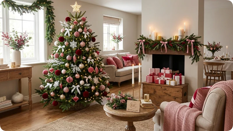 Combine Pink and Red With Green, White, or Gold