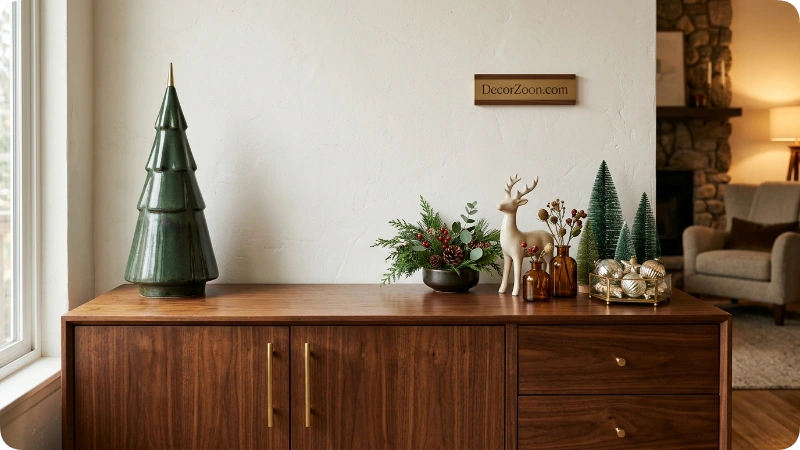 Credenza or Sideboard as the Holiday Focal Point