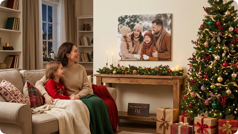 Add a Personal Touch With Family Christmas Canvas Art