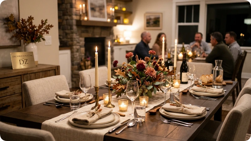 Add Warm Candlelight for a Cozy Atmosphere