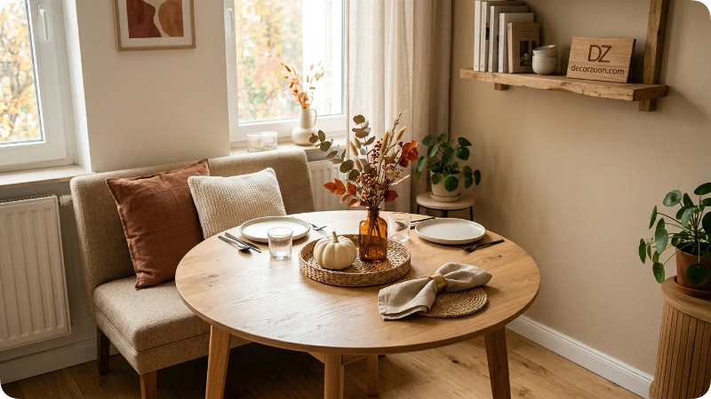 Arrange a Small Fall Centerpiece for a Kitchen