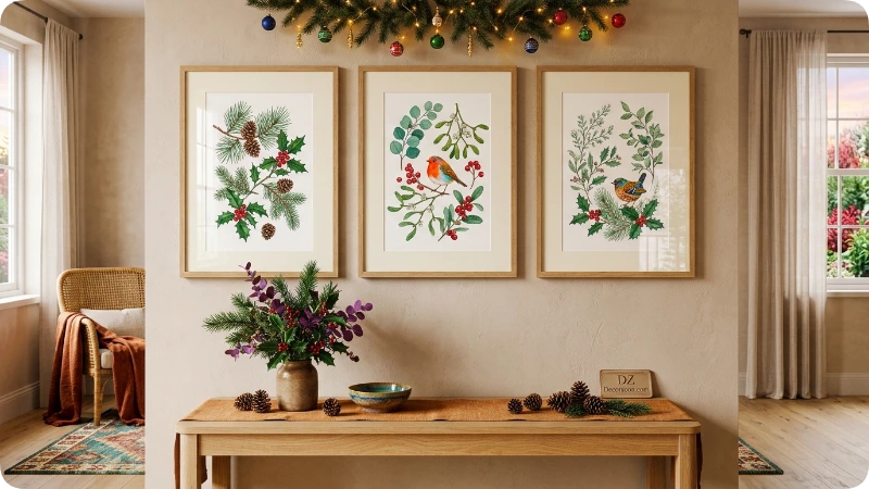 Bring Winter Nature Indoors With Botanical Framed Prints