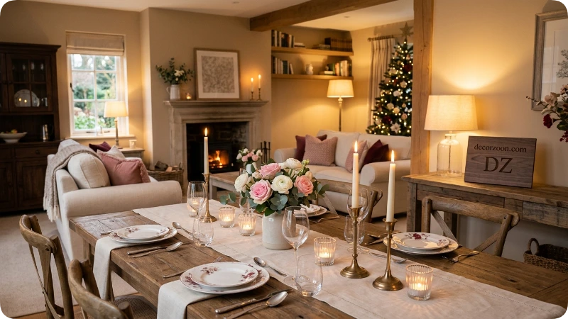 Candles and Warm Lighting to Set the Mood
