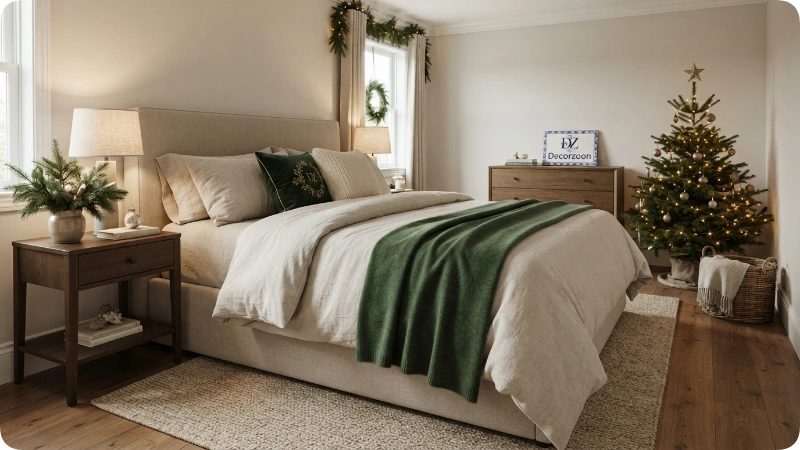 Christmas Decor to the Bedroom Without Overdoing It