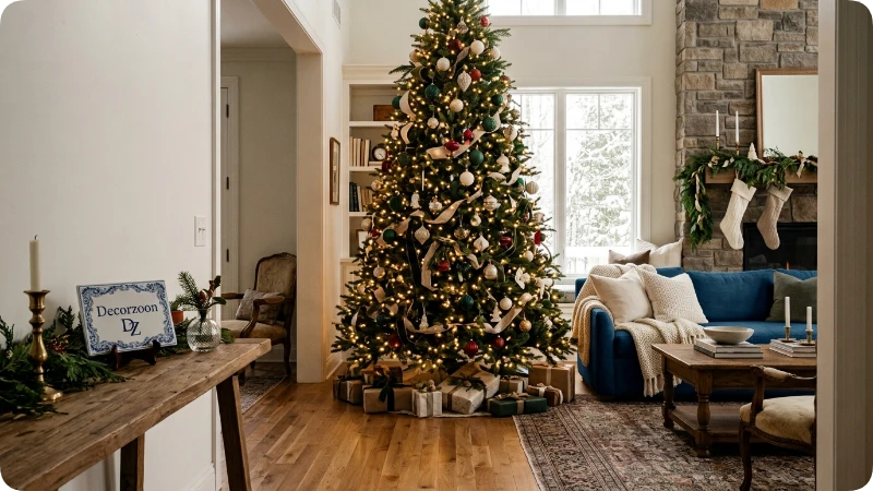 Christmas Tree the Main Focal Point