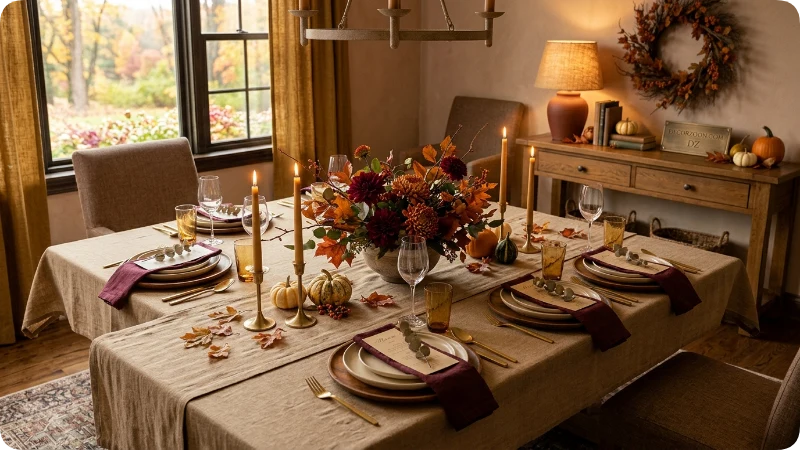 Combine Burgundy and Burnt Orange for Autumn Elegance
