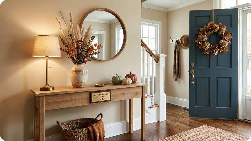 Create a Fall Entryway That Feels Collected