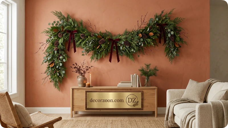 Create an Oversized Christmas Greenery Display