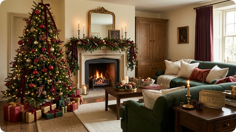 Create a Traditional Red, Green