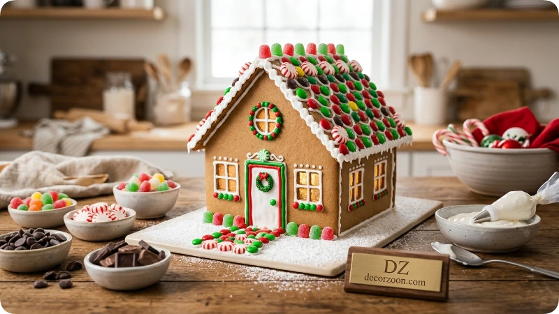 Customize a Store-Bought Gingerbread House Kit