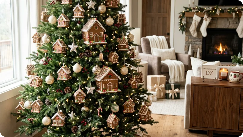 Decorate With Gingerbread House Ornaments
