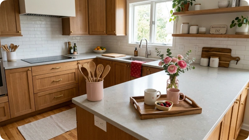 Decorate Kitchen Counters With Small Seasonal Details