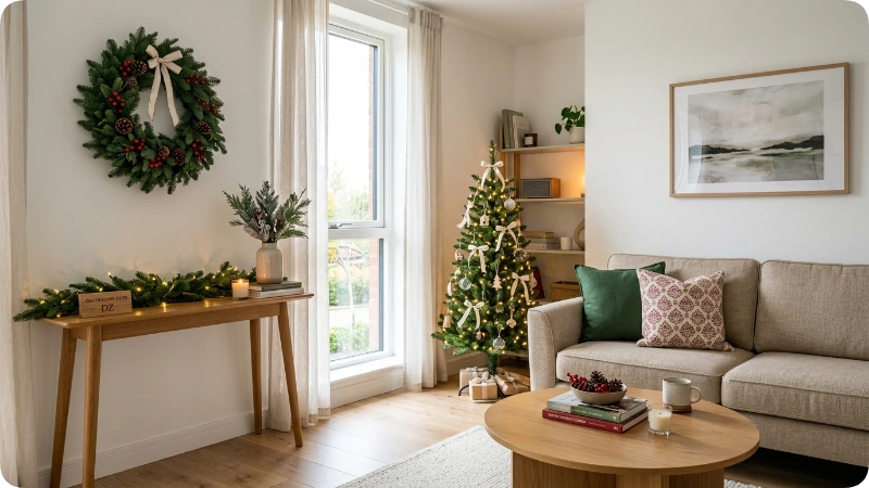Decorate a Small Apartment for Christmas