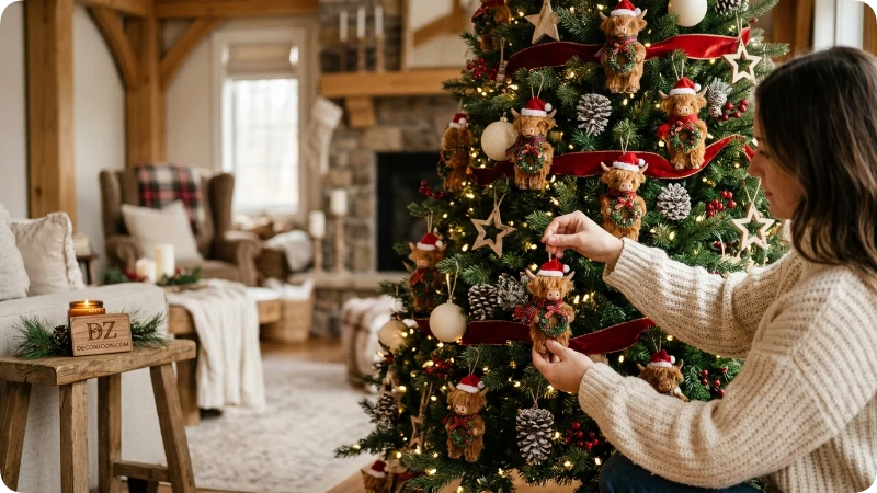 Decorate Your Christmas Tree With Highland Cow Ornaments