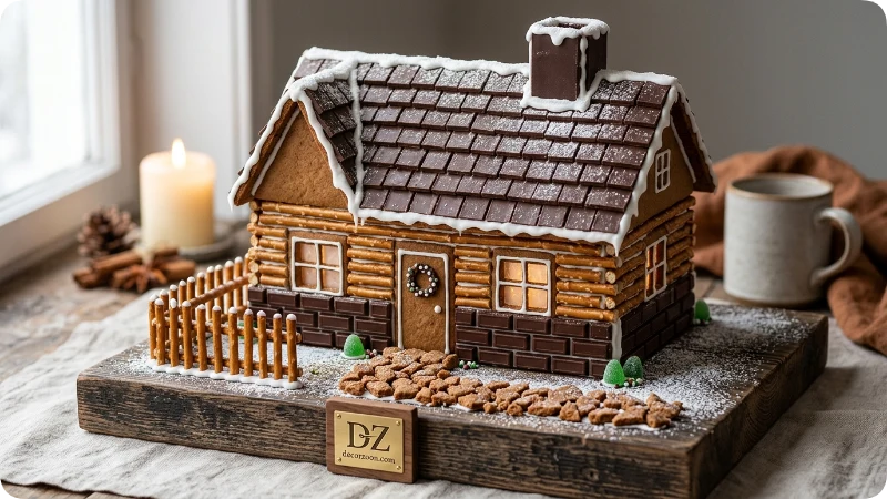 Design a Rustic Gingerbread House