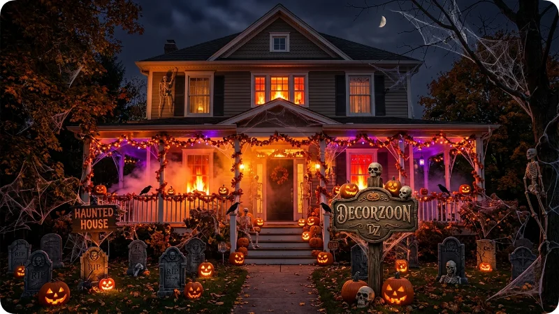 Halloween Context Around the Display