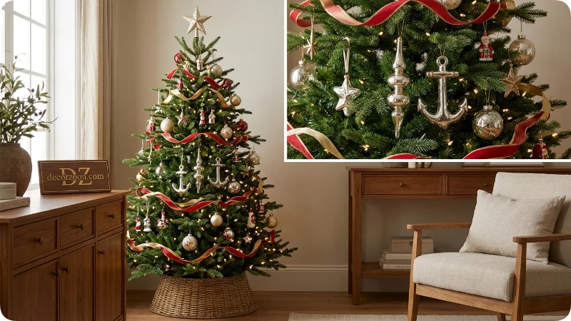 How to Layer Christmas Tree Decorations