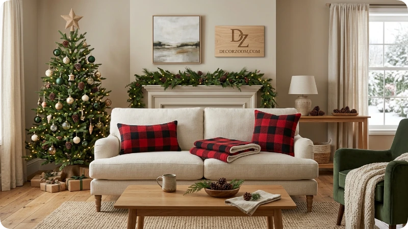 How to Use Buffalo Plaid Without Overdecorating