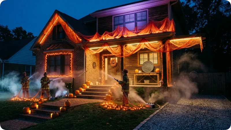 Keep the Display Clearly Fake and Fire Safe