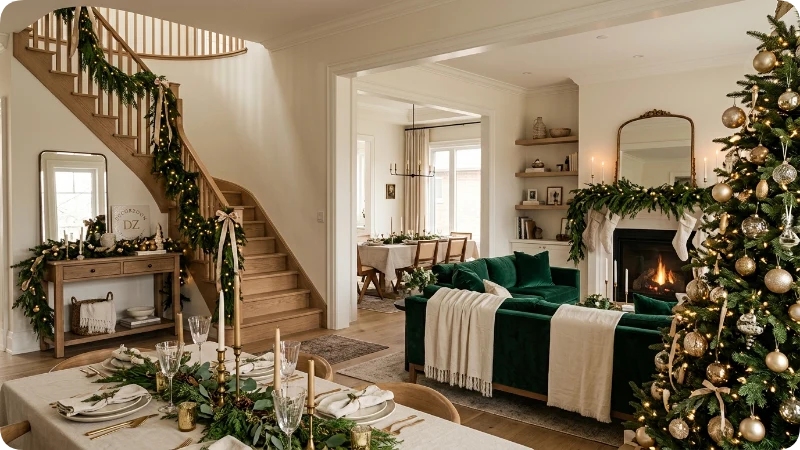 How to Make Christmas Home Decor Feel Cohesive