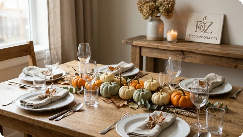 Make a Mini Pumpkin Centerpiece