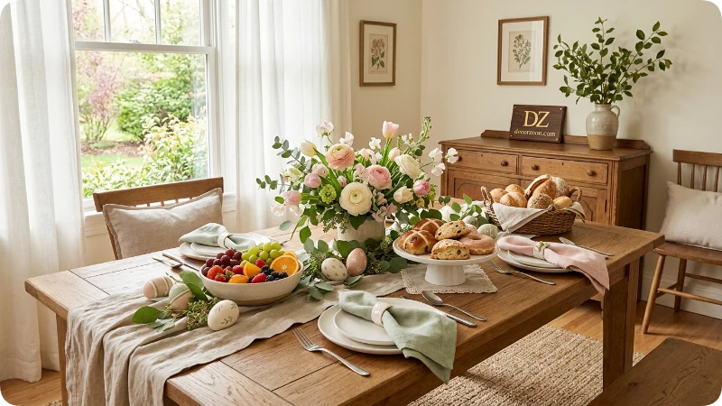Make a Simple Easter Brunch Table Feel Special With Food