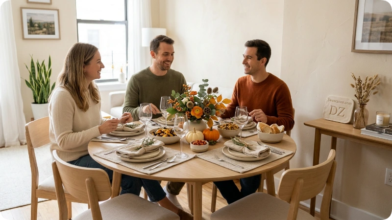 Make a Small Thanksgiving Table Feel Elegant