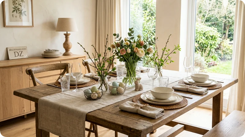 Make the Table Easy to Transition Into Spring