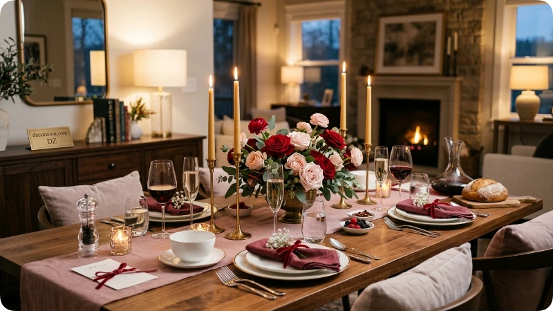 Make a Valentine’s Day Dining Table the Main Attraction