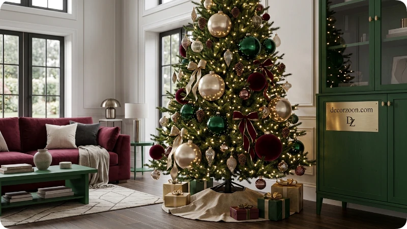 Oversized Ornaments for a Bold Focal Point