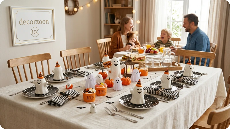 Set a Playful Ghost Themed Table