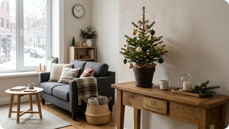 Small Tree When Floor Space Is Limited