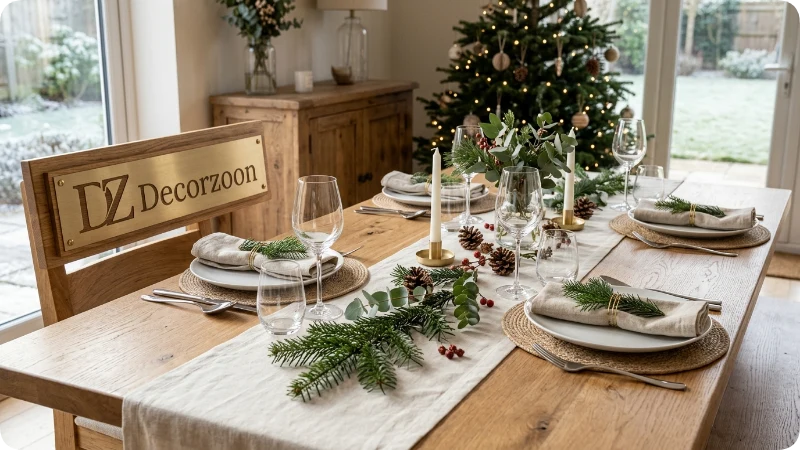 Start With a Simple Christmas Table Foundation