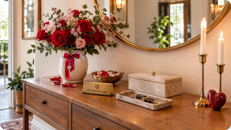 Style an Entryway Console With a Valentine’