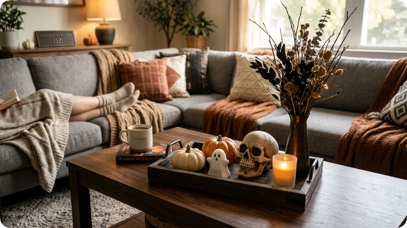 Style a Halloween Coffee Table
