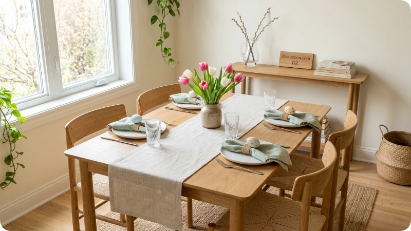Style a Small Easter Table With Fewer, Larger Statements