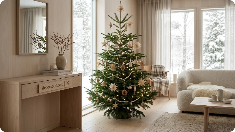 Try a Scandinavian Inspired Tree With Simple Materials