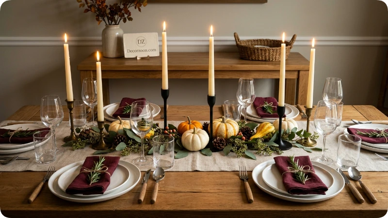 Use Candles for a Warm Thanksgiving Glow