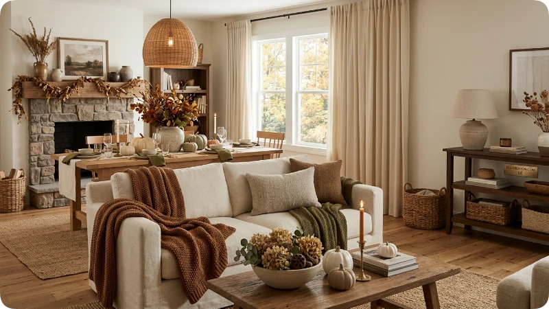 Use Fall Decor That Can Transition Into Thanksgiving