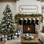 Black and White Christmas Decor