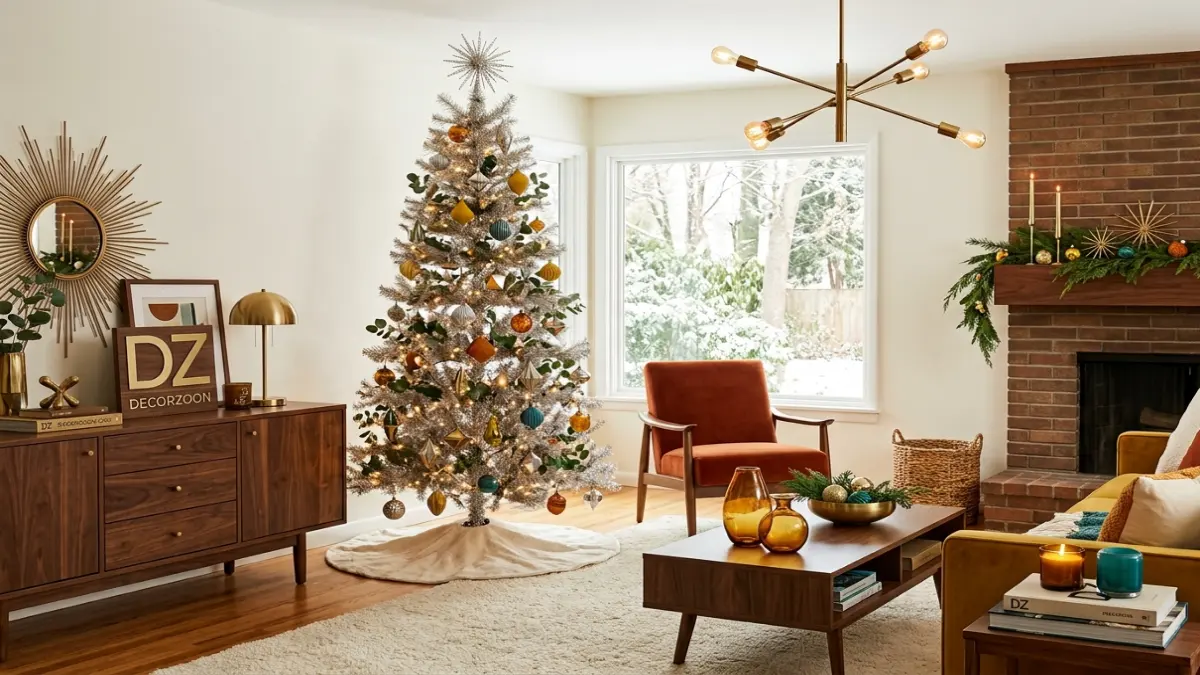 Mid Century Modern Christmas Decor