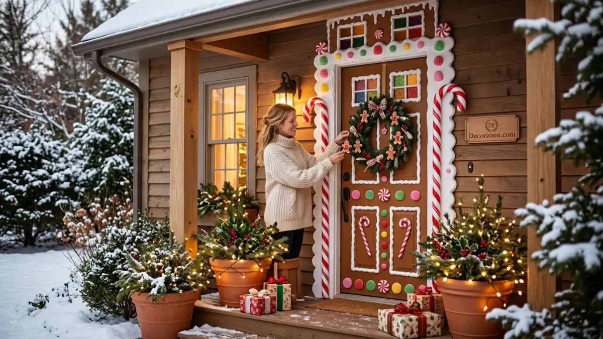 Gingerbread House Door Decorations