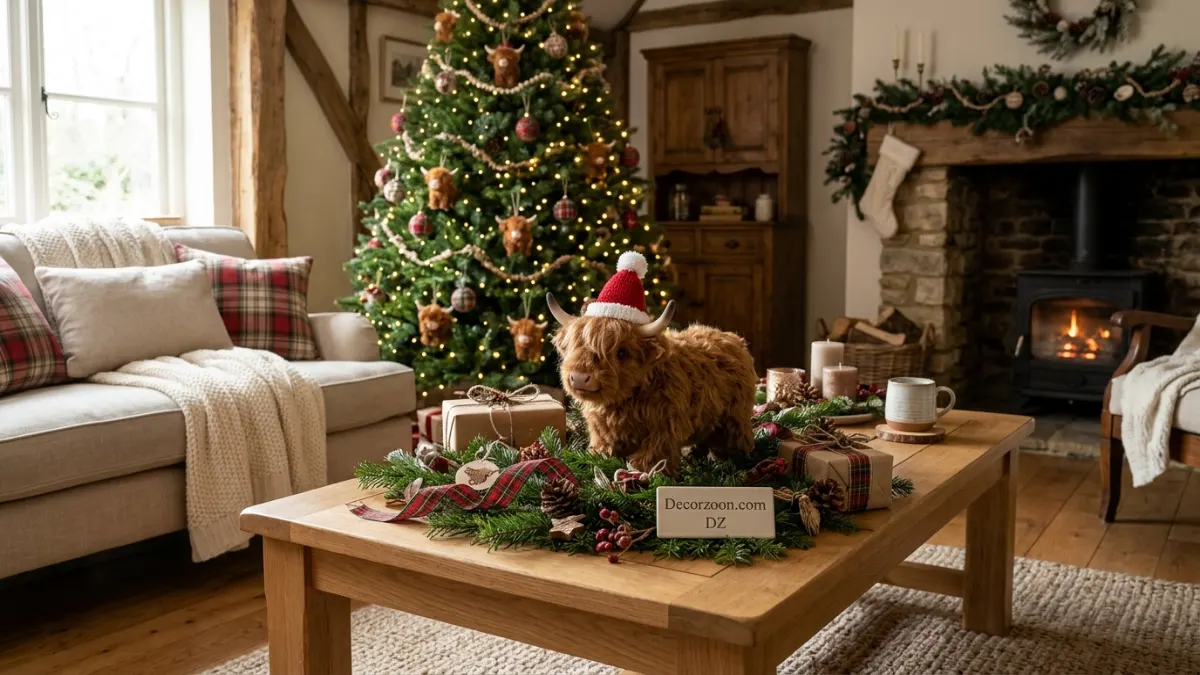 Highland Cow Christmas Decor Ideas